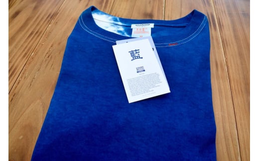 No.5313-7054]0255Tシャツ ASCENSION 藍染め タイダイ TシャツD 1枚