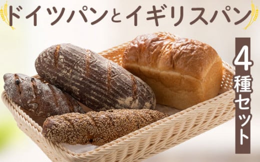 No.210203-02 自家製サワー種使用のドイツパンとイギリス食パンのセット 402502 - 静岡県伊豆の国市