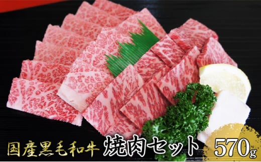 ＜国産黒毛和牛＞焼肉セット570g 771232 - 兵庫県佐用町