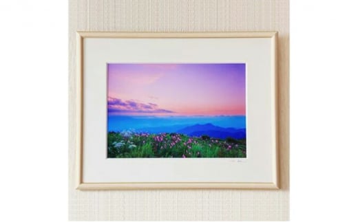 信州上田癒しの風景　写真家岡田光司　A4サイズ額付きオリジナルプリント　7 [№5312-7101]0559