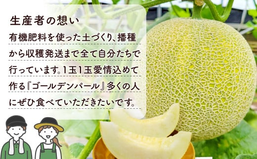 先行予約・数量限定！島根メロン『ゴールデンパール』をぜひ食べていただきたいです♪