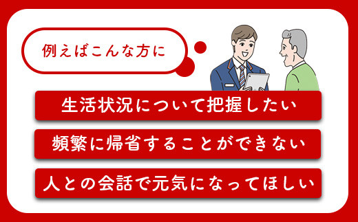 郵便局の「みまもり訪問サービス」(3カ月間)【37001】