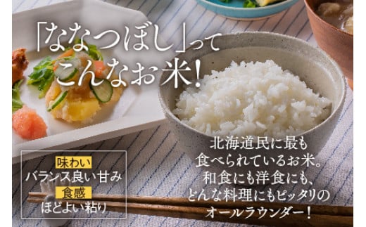 北海道東川町のふるさと納税 東川米ななつぼし「無洗米」10kg×【3回定期便】（2024年12月下旬より発送予定）