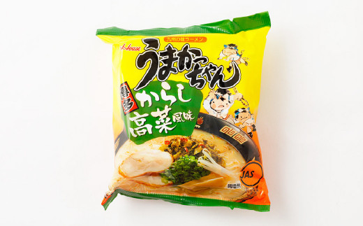 うまかっちゃん 博多からし高菜風味 30食(5袋×6パック)
