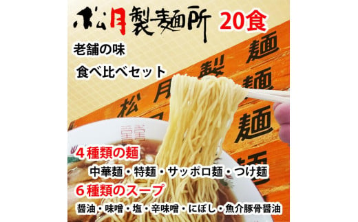 EM-1　ラーメンつけ麺食べ比べ（20食）麺４種スープ６種 836763 - 茨城県水戸市