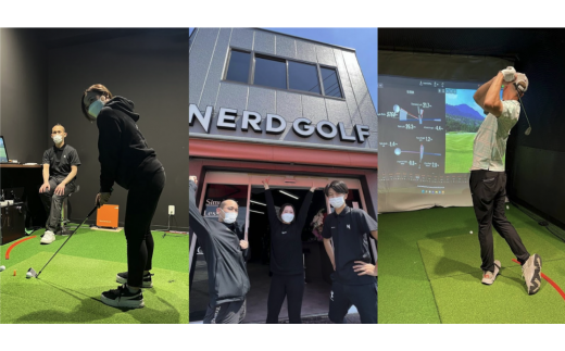 練習場 利用チケット トラックマン打席 ゴルフ 練習 1時間|NERD GOLF流山店