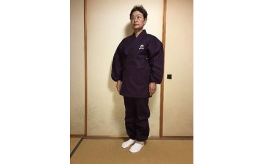 作務衣（冬用）【紫・Sサイズ】 825699 - 和歌山県高野町