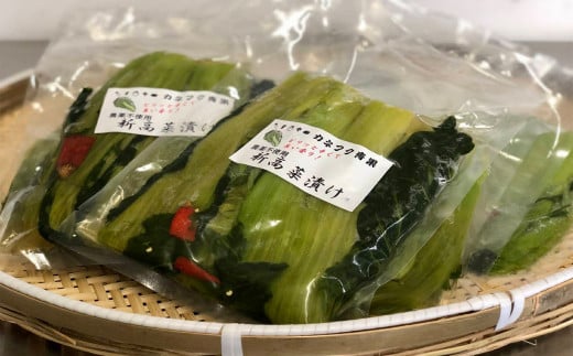 カネフクのピリッと辛い高菜漬け　350ｇ×4袋 827987 - 熊本県あさぎり町
