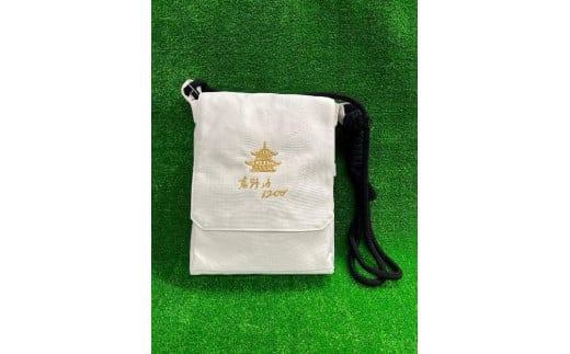 頭陀袋（縦型　白・金刺繍） 825717 - 和歌山県高野町