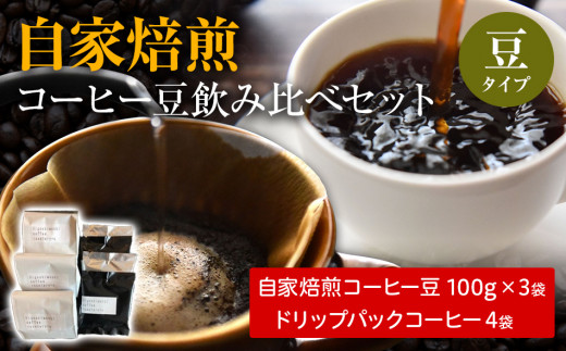 自家焙煎コーヒー豆　飲み比べセット 272098 - 福岡県田川市