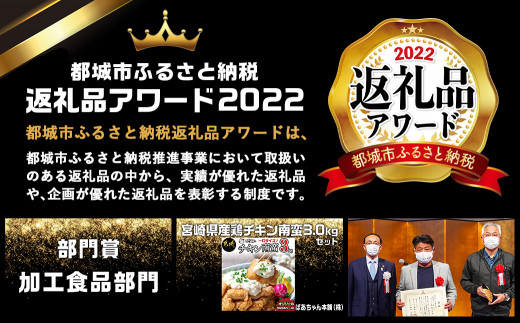 宮崎県産鶏チキン南蛮3.0kgセット_16-1501_(都城市) 宮崎県産鶏 チキン南蛮 オリジナルタルタルソース 小分け ソウルフード 冷凍 -  宮崎県都城市｜ふるさとチョイス - ふるさと納税サイト