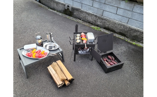 石焼き芋機 石焼き芋っくん 万能コンロ バーベキュー-