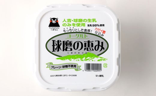 「球磨の恵みヨーグルト」 加糖・砂糖不使用 1000g×各2個 合計4個セット