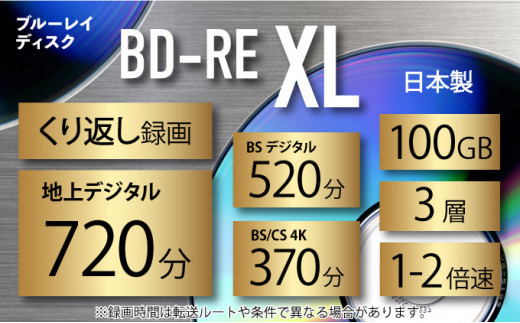 【15枚】ソニー ビデオ用ブルーレイディスク BD-RE XL