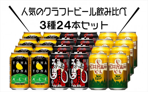 【定期便2ヶ月】よなよなエールと軽井沢高原ビールのクラフト 