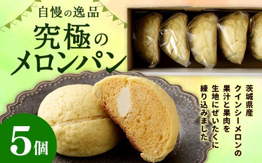 自慢の逸品！ 究極のメロンパン ５個入×１箱 メロンパン 菓子パン パン 502533 - 茨城県神栖市