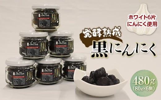 発酵熟成 黒にんにく（瓶詰め） 480g（80g×6個） F2Y-3489 937927 - 山形県山形県庁