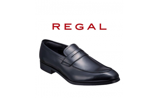紳士ビジネスシューズリーガルREGAL 22ALBcm 26.5cm ローファー ブラック[盛岡市産モデル]