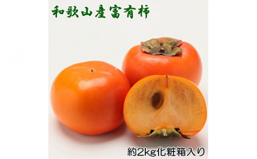 厳選・産直］和歌山産の富有柿約4kg（化粧箱入り）（2L～4Lサイズ