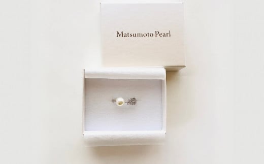 パール フリーサイズリング 7.0-7.5mm 松本真珠 真珠 アクセサリー