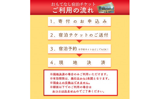 いい旅かたしな おもてなし宿泊チケット　5冊