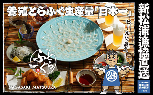 【D3-004】漁協直送！とらふぐ唐揚げ付き！とらふぐ刺身セット