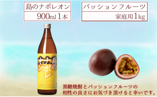 徳之島 天城町 黒糖焼酎 パッションフルーツ ふるさと納税限定 セット