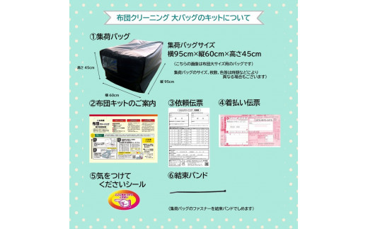 新潟県糸魚川市のふるさと納税 布団丸洗いクリーニング（６点パック）　最長10ヶ月の保管サービス付き