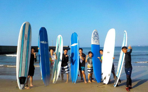 岡垣町の綺麗な海でサーフィン・SUP体験レッスン  海上散歩 体験チケット