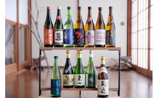 佐賀で醸した日本酒を毎月２本づつ6回お届け、12蔵の厳選したお酒を取り揃えました。