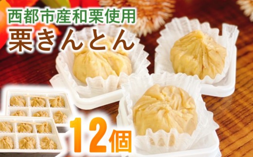 【先行予約】栗きんとん 12個＜1-286＞