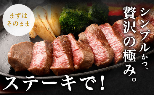 九州産 黒毛和牛 ヒレステーキ 約450g (約150g×3枚) 牛肉 国産 ステーキ
