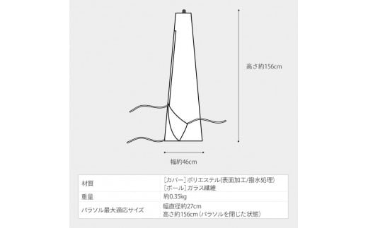 和歌山県海南市のふるさと納税 34000200 シェルカバー パラソル