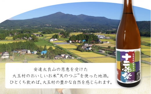 十二神楽 辛口 天のつぶ 地酒 日本酒 清酒 晩酌 720ml 2本 【01086