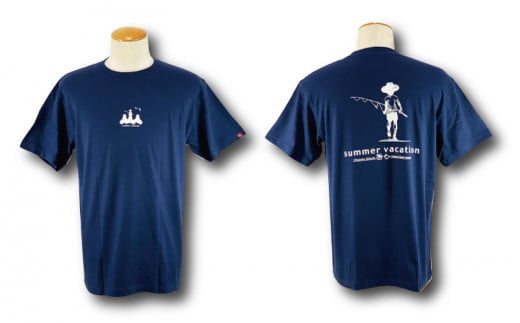 [海人工房]海想TシャツLサイズ×ネイビー