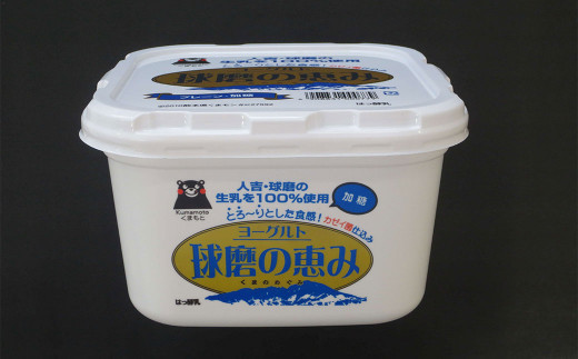 「球磨の恵み ヨーグルト 」 加糖・砂糖不使用 1000g×各2個 合計4個 4kg セット 乳製品