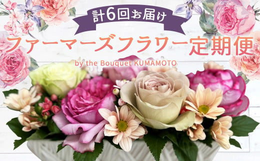 ファーマーズフラワー by the Bouquet KUMAMOTO【定期便年6回】 花 フラワーアレンジメント