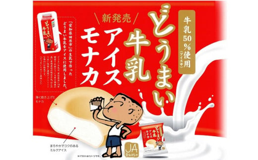 愛知県豊橋市のふるさと納税 ご好評に応えて再登場！中央製乳の「どうまい牛乳アイスモナカ」（120ml×20個）