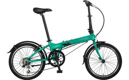 40年の歴史をもつ米国ダホン社の高性能折り畳み自転車 DAHON Intl HIT D6  Emerald Green 922365 - 三重県四日市市