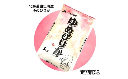 北海道由仁町のふるさと納税 F09　ゆめぴりか　５kg×３回【定期便】