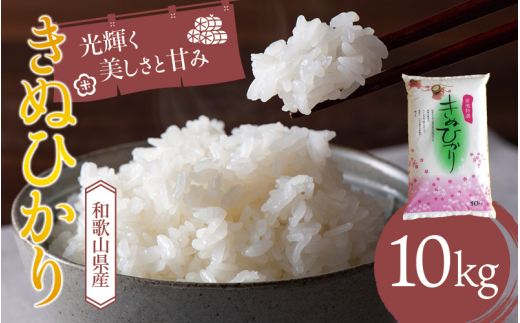 和歌山県産 キヌヒカリ 10kg(2024年産)  産地直送 米 こめ ご飯 ごはん  【sml100B】 921583 - 和歌山県串本町