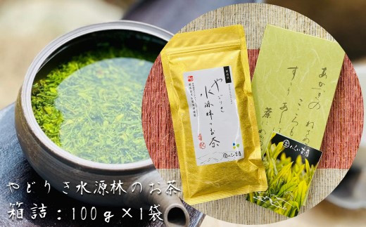 神奈川県松田町のふるさと納税 やどりき水源林のお茶 （箱詰：100g×1袋）2023一番茶