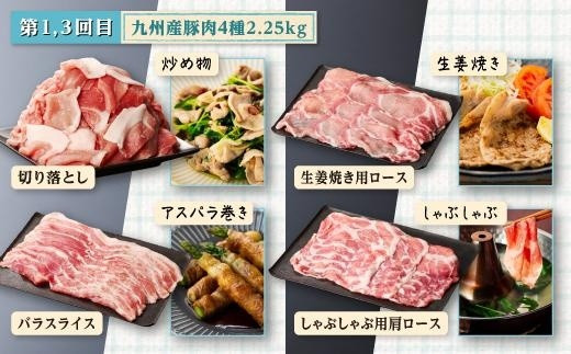 九州産豚肉お試し定期便5.26kg（計3回） - 鹿児島県大崎町｜ふるさと