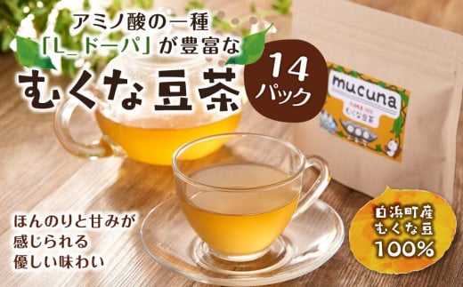 アミノ酸の一種　「L-ドーパ」が豊富な 『むくな豆茶』　 886549 - 和歌山県白浜町
