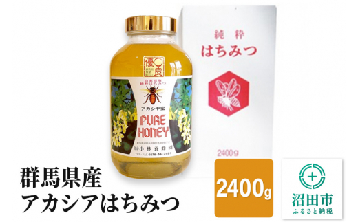 群馬県産アカシアはちみつ 2400g - 群馬県沼田市｜ふるさと