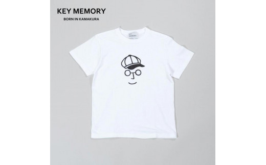 《0》【KEYMEMORY 鎌倉】キャスケットイラストTシャツ WHITE 937364 - 神奈川県鎌倉市