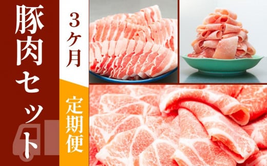 お肉の定期便　豚肉セット　(３か月)　お肉合計　12kg 878424 - 高知県高知市