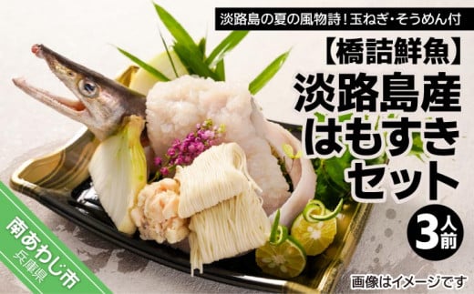 【橋詰鮮魚】淡路島産はもすきセット（３人前）