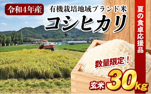 ふるさと納税 令和5年地域ブランド有機米「こんちゃん農園の水主米