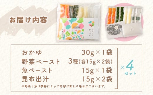 月齢に合わせた離乳食セット(5～6か月向き)合計660g - 宮崎県